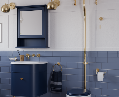 Burlington is one of many brands offered by Design Time, a bathroom showroom in Nottingham.